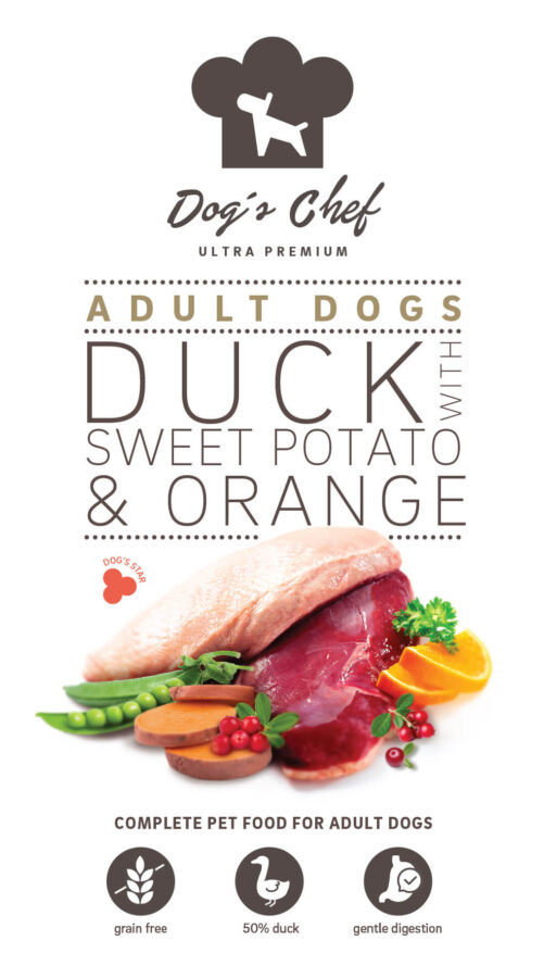 Dog’s Chef  DUCK WITH SWEET POTATO & ORANGE