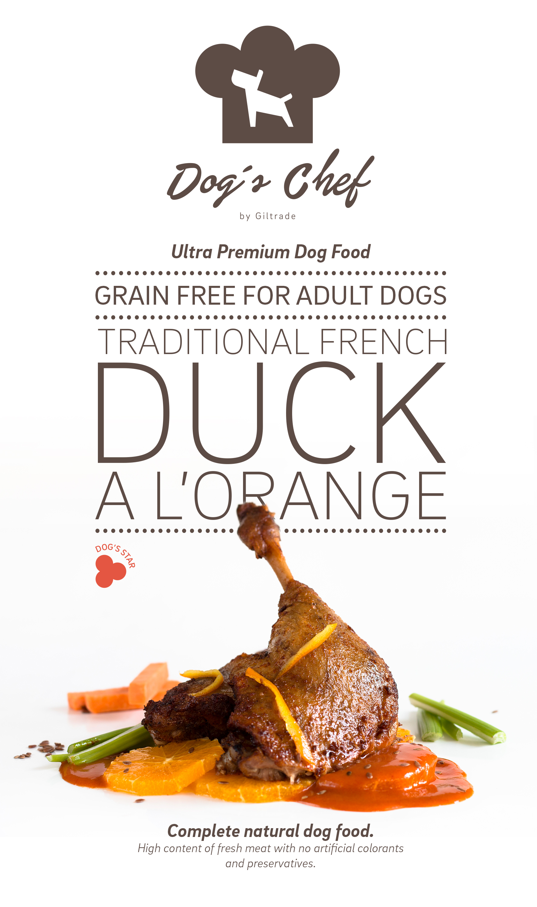 Dog's Chef Traditional French Duck a l’Orange - Dog's Chef